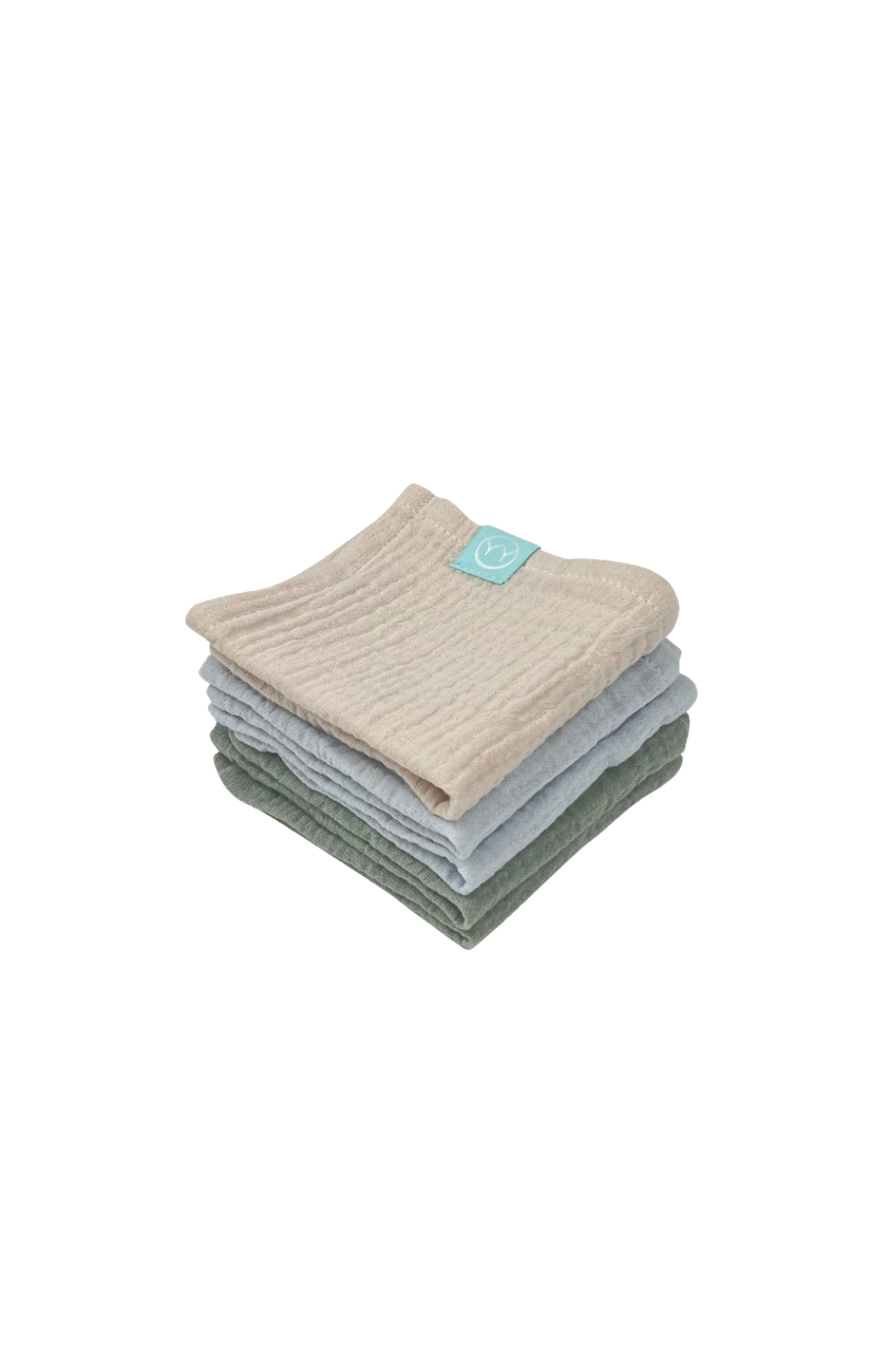 5 Pack Muslin Cloths