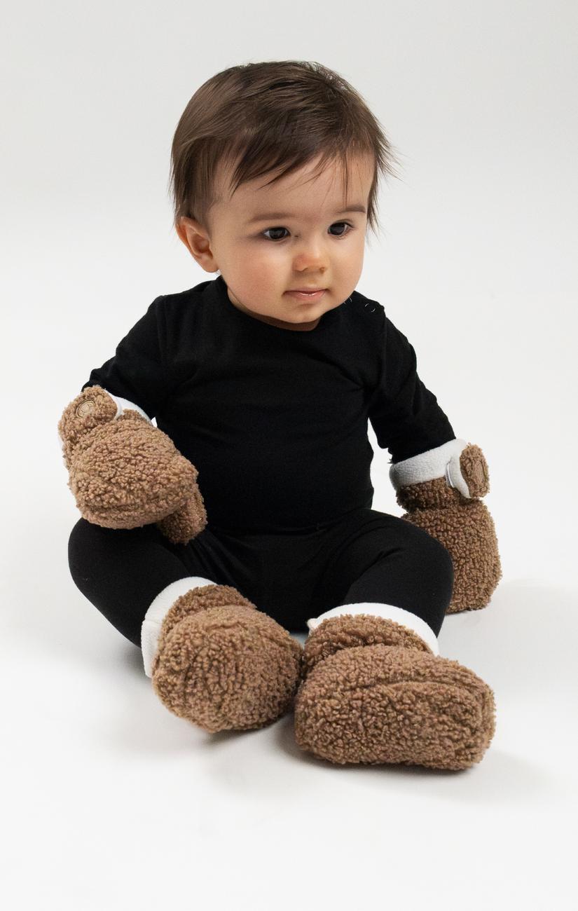 Baby Gloves Teddy Brown
