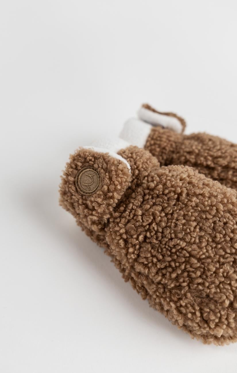 Baby Gloves Teddy Brown