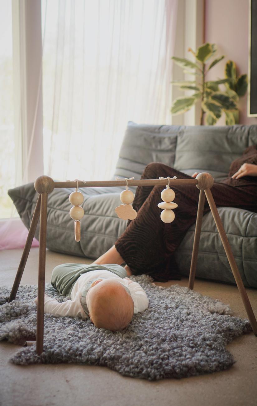 Wooden Toys for Wooden Baby Gym